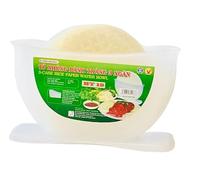 OG ASIA Water Bowl Practical Design Rice Paper Soaking Container Three Compartments for Fresh Vietnamese Spring Rolls