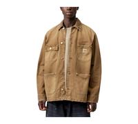Carhartt WIP Mens Carhartt WIP Chore Brand-Patch Cotton-Canvas Jacket Hamilton Brown M