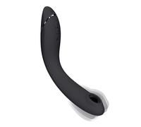 Womanizer OG G-spot Vibrator - Clitoral G Spot Sucking Toy with 12 Intensity & 3 Vibration Levels - Curved & Flexible - G Spot Stimulator for Women & Couples - Vibrating Sex Toy - Dark Gray