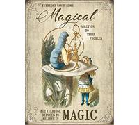 og Everyone Wants Some Magic. Alice In Wonderland Fridge Magnet 90mm x 70mmm