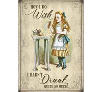 og How I Do Wish I Hadn't Drunk So Much. Alice In Wonderland Fridge Magnet 90mm x 70mmm