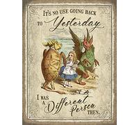 og Its No Use Going Back To Yesterday. Alice In Wonderland Fridge Magnet 90mm x 70mmm