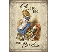 og Oh I Do Beg Your Pardon. Alice In Wonderland Fridge Magnet 90mm x 70mmm