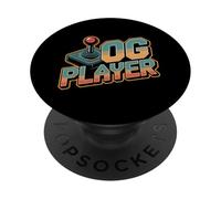 OG Player Retro Arcade Joystick Classic Gamer PopSockets Adhesive PopGrip