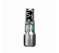 OG PRODUCE Fury II Wireless Tattoo Machine Pen,Tatto Gun Pen with Smart Screen Display,Tattoo Pen with 2300mAH Motor Power Reliable for All Kinds of Needles with 3 Grips (Gray)