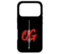 OG Sword Graphic Bold White Brush Style Design Case for iPhone 17 Pro