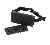 OGA Wallet with Coin Dispenser, Black Waiter's Bag, Belt Bag with Coin Sorter and Organiser for Waiters, Bus Drivers, Taxi Drivers, Adjustable Belt, 8 Compartments for Coins (21.3 x 7 x 10.3 cm