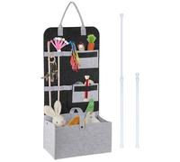 OGANAZI Cat Wand Toy Storage Bag Cat Teaster Wand Hanging Bag Muti-functional Cat Toy Box Basket Cat Stuff, Cat Toy Storage, 40 * 20 * 80cm
