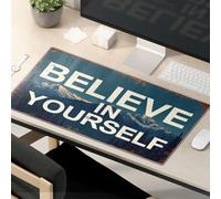 OGBD Funny Desk Accessories For Work Believe In Yourself. Mouse Pad Funny Lunch Mouse Pad Mouse Pads For Desk