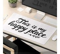 OGBD Funny Desk Accessories For Work This Is My Happy Place. Mouse Pad Funny Lunch Mouse Pad Mouse Pads For Desk