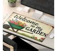 OGBD Funny Desk Accessories For Work Welcome To My Garden! Mouse Pad Mouse Pads For Desk Mouse Pad Large