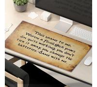 OGBD Funny Desk Accessories For Work When A Phone Stops Working, You Don'T Throw It Away Mouse Pad Cat Desk Accessories Mouse Pad