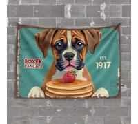 OGBD Man Cabe Decor Boxer Pancake - Established 1917 Tapestry Room Door Decor Room Door Decor(100X150CM)