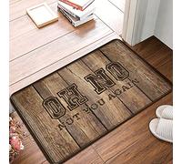 OGBD Retro Rugs Oh No Not You Again Rug Cool Door Mat Outside Mats For Front Door(50X80CM)