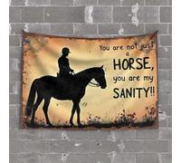 OGBD Tapestry For Bedroom Aesthetic You Are Not Just A Horse, You Are My Sanity!! Tapestry Small Wall Tapestry Room Decor(100X150CM)