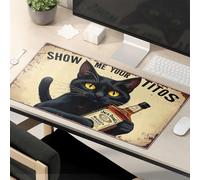 OGBD The Mouse Pad Funny Show Me Your Titos. Mouse Pad Cat Desk Accessories Mousepad Gaming