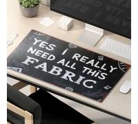 OGBD The Mouse Pad Funny Yes I Really Need All This Fabric Mouse Pad Cat Desk Accessories Mousepad Gaming