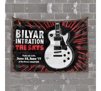 OGBD Vintage Decor Bilyar Intration: The Skys Concert Poster Tapestry Beer Decor Earthy Room Decor(100X150CM)