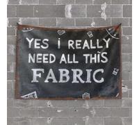 OGBD Wood Kitchen Decor Yes I Really Need All This Fabric Tapestry Room Stuff Gifts For The Office(100X150CM)