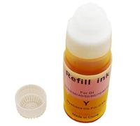 OgbTKiz Compatible Water Based Bottle Refill Ink For GI50 GI-50 GI 50 60 70 80 90 G5050 G6050 G7050 Printers Universal Ink Refill Solution(Yellow 1pcs)