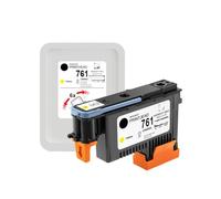 OgbTKiz Print Head Compatible With Designjet T7100 T7200 Printers For Y C/M GY/DGY MBK Models CH645A CH646A CH647A CH648A(1PC - Y)