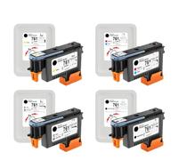 OgbTKiz Print Head Compatible With Designjet T7100 T7200 Printers For Y C/M GY/DGY MBK Models CH645A CH646A CH647A CH648A(1Set - 4 Pieces)