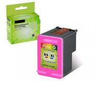 OgbTKiz Refilled Ink Cartridge Clear Printing Compatible With 65 XL 65XL DeskJet 3772 5020 5055 5058 AMP 120 125 Printers(1PK Color)