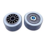 OGBtkLOrs 2pc Pickup Feed Roller Tire And Core 035-14303 021-14302 Compatible With RISO RV RZ EV EZ CV ZV CZ HC GR CR RP Duplicator Models Aftermarket Replacement
