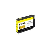 OGBtkLOrs Ink Cartridge 937 937E 937XL Compatible With Officejet Pro 9110B 9120B 9130b 9720 9730 9110e 9120e 9130e 9720e 9730e(Yellow)