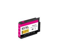 OGBtkLOrs Ink Cartridge 937 937E 937XL Compatible With Officejet Pro 9110B 9120B 9130b 9720 9730 9110e 9120e 9130e 9720e 9730e(Magenta)