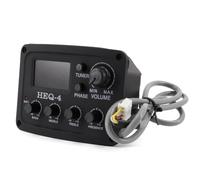 Ogdni Acoustic 4 Band EQ Equalizer Guitar Preamp Piezo Pickup Tuner Acoustic Guitar Preamp Amplifier Equalizer Tuner