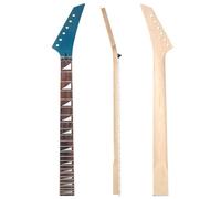 Ogdni Electric Guitar Neck 24 Fret 25.5 Inch Maple Fingerboard Locking Nut Replacement for Jackson Style