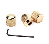 Ogdni Guitar Knobs Bass Dome Knob Audio Knob Volume Control Knobs for Electric Guitar or Precision Bass,3pcs (8F-XON8-HA7K)