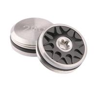 OGECLF 2pcs Full Black Golf Weights for Odyssey Stroke Lab, Triple Track, O-Works Putters (2x25g)