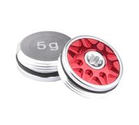 OGECLF 2pcs Red Golf Weights for Odyssey Stroke Lab, Triple Track, O-Works Putters (2x5g)