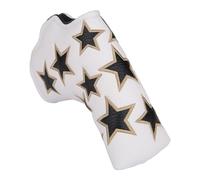 OGECLF Stars Design Golf Club Blade Putter Head Cover with Magnetic Closure fit Taylormade Scotty Cameron Odyssey (White)