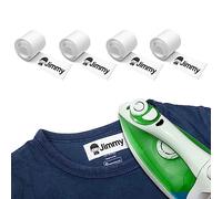 Ogelz Iorn On Label Blank White Tapes for Dark and Thin Clothes 40 Inches Name Stamp for Kids Clothes Clothing Personalized Name Stamp Custom Daycare Stickers Tag Preschool Nursing Home Washable (4)
