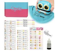 Ogelz The Name Stamp for Kids Clothes Clothing Personalized Name Stamp Custom Daycare Stickers Tag Label Preschool Nursing Home Washable Dryer Safe Cute Animal (Lovely Owl)