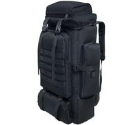 Ogetok 80L Hiking Backpack Camping Rucksack, 80 liters Large Capacity Outdoor Knapsack Travel Climbing Mountaineering Carry On Backpack Bag, Trekking Backpacking for Men Women, Black