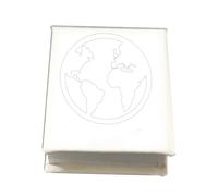 oggettando Faux Leather Place Card Holder with Engraving Events, Wedding Favors, Birth, Wedding, Baptism, Communion, Confirmation, Anniversaries, Birthdays Graduation Useful Gifts (World)