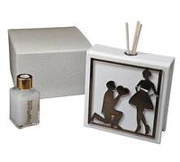 oggettando Perfumer in Love Faux Leather in Love in the Knee with Coloured Plex Application for Weddings, Communions, Confirmations, Graduations, Anniversaries and Useful Gifts, Original (Plex Bronze)