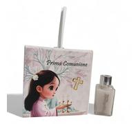 OGGETTANDO, Perfumer in White Faux Leather Communion with Tree, Small Prince Wedding Favors Baptism, Communion, Confirmation and Useful, Original and Cheap Gifts (11 x 11, Baby Tree)