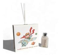 OGGETTANDO, Perfumer in White Faux Leather Small Prince Wedding Favors Baptism, Communion, Confirmation and Useful, Original and Cheap Gifts (Picc. Prince Airplane SF White, 11 x 11)