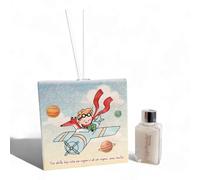 OGGETTANDO, Perfumer in White Faux Leather Small Prince Wedding Favors Baptism, Communion, Confirmation and Useful, Original and Cheap Gifts (Picc. Prince Airplane SF Col., 11 x 11)