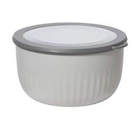Oggi 5184.10 Prep, Store, & Serve Plastic Bowl, Lt Gray w/Dk Gray Lid