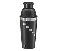 OGGI Dial A Drink Cocktail Shaker - Black, 15 Recipes, Built in Strainer, 34 oz - The Original and Only Dial A Drink - Ideal Home Bar Drink Mixer, Bartender Kit, Essential Bar Accessories