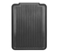 Oggi Dish Drain Board & Drying Rack Tray for Kitchen - Ideal Rigid Drainboard, Dish Drainer Tray, Dish Drain Boards for Kitchen Counter, 12.75 x 17.25 - Black
