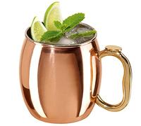 Oggi Moscow Mule Copper Plated Mug with EZ-Grip Handle, 20-Ounce