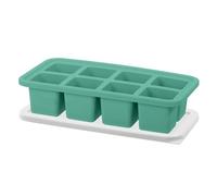 OGGI Prep & Portion Silicone Freezer Trays with Lid - Freezer Molds for Food, Ice Cube Tray, Food Prep Containers, Freezer Storage Containers, for Soup, Smoothie Cubes, Broth, Leftovers - 1/4 Cup