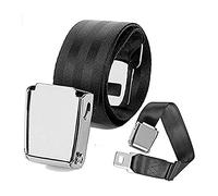 OGIFOAHC Adjustable 7-31" Airplane Seatbelt Extender - FITS All Airlines (not Southwest) Bring You a Comfortable Trip, Black